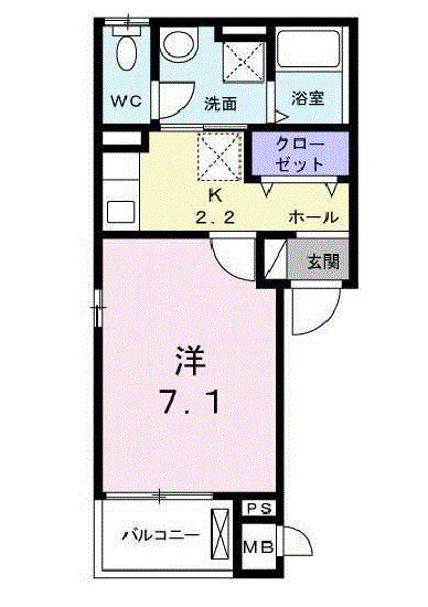 メゾン－６の間取り