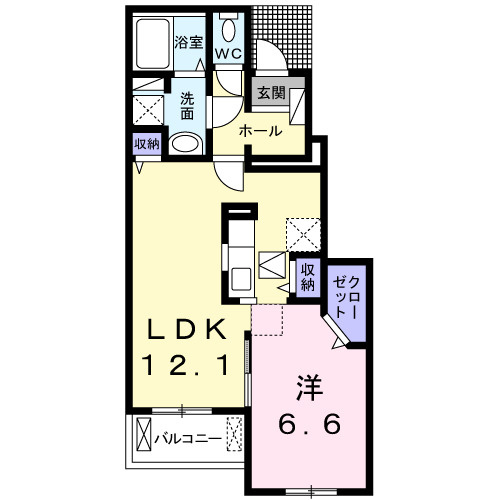 レクタ加須の間取り