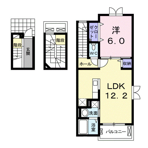 ローズＮ．Ｋの間取り