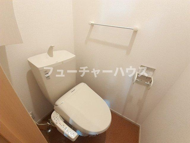 カボティーヌ　Ⅱのトイレ|落ち着いた色調のトイレです