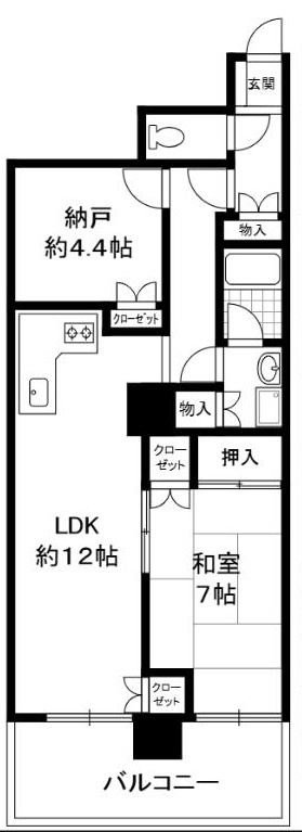 グランドシャトー板宿の間取り