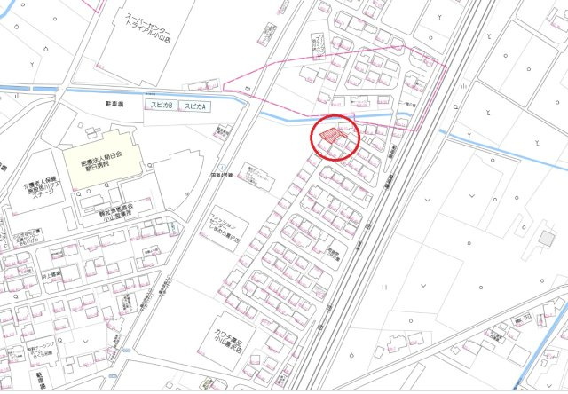 小山市大字喜沢　戸建の地図