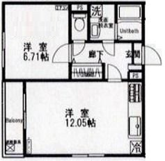 カルフール浅草の間取り|間取りです。