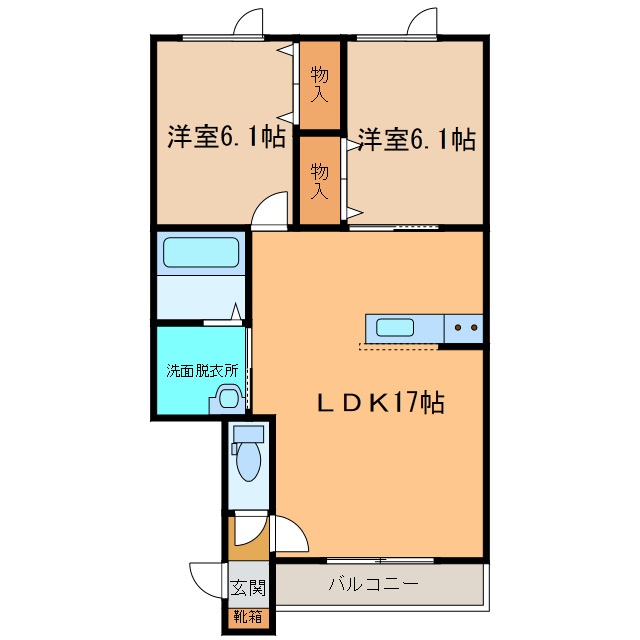 リトルシュシュの間取り