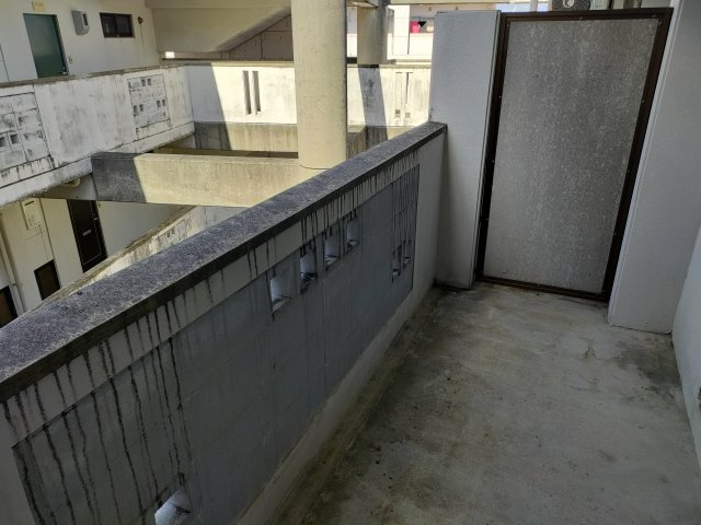 グリーンマンションⅡのバルコニー