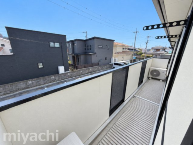 メゾンパーク中村Bのバルコニー