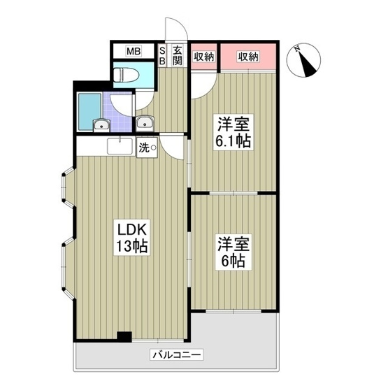 【間取り】 | 曙町パレス