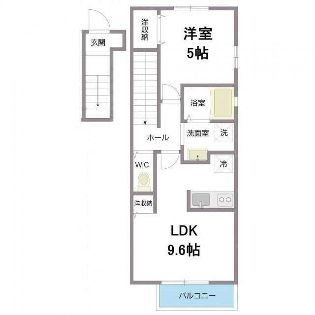 フィカーサＫの間取り