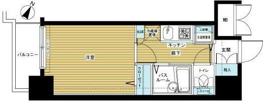 フェニックス田町(フェニックスタマチ)の間取り