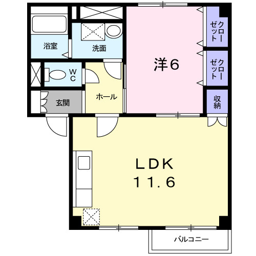 グリーンパレスⅡの間取り