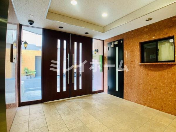 北品川アパートメントのロビー