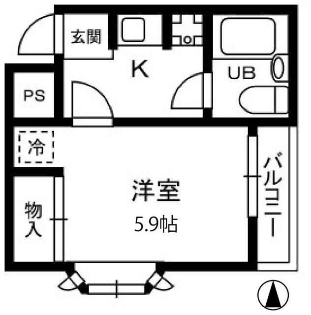 ルデンス西麻布(ルデンスニシアザブ)の間取り