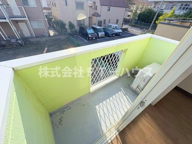 ドムス塩焼のバルコニー