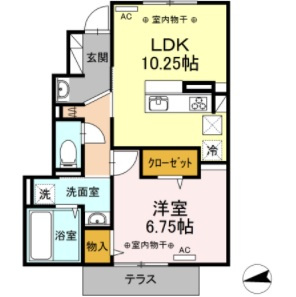 ヴァンヴェール碧の間取り