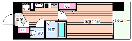 【間取り】 | レジュールアッシュ梅田イースト