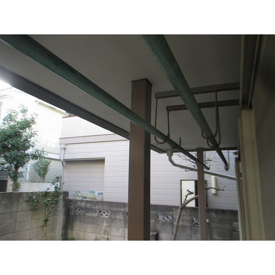 メッセ永福町のバルコニー|外に洗濯物を干せます