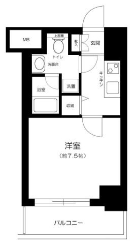 ドルチェ日暮里弐番館の間取り|間取りです。