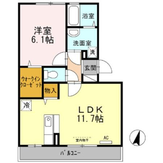 【間取り】 | グランビューコート　Ａ