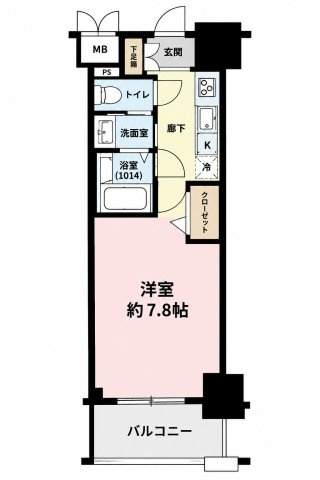 プレサンスジェネ千種内山の間取り