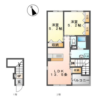 【間取り】 | グランドパレス　弐番館