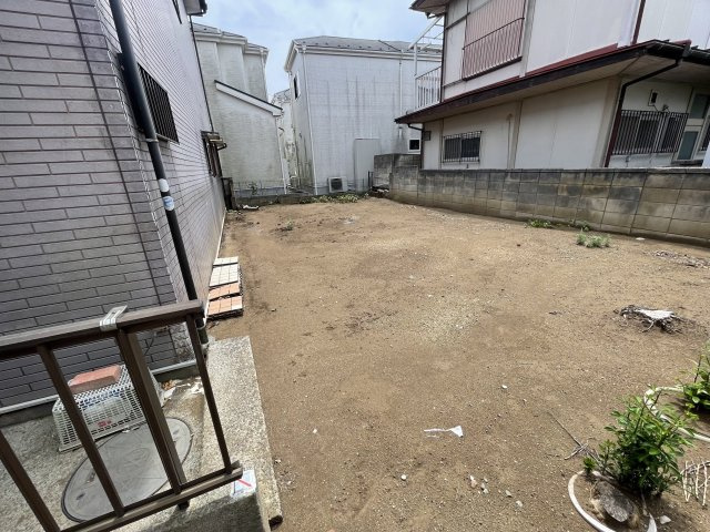 大野町2丁目　戸建の外観|建物西側のお庭