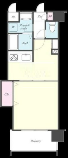 プレジールの間取り