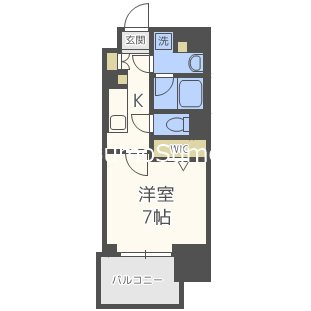 アーバネックス心斎橋Ⅱの間取り