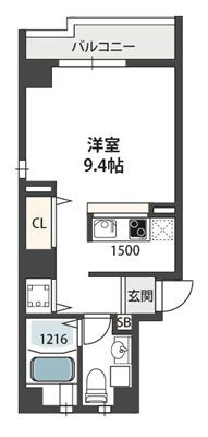 ハーベスト阿波座リバーサイドの間取り