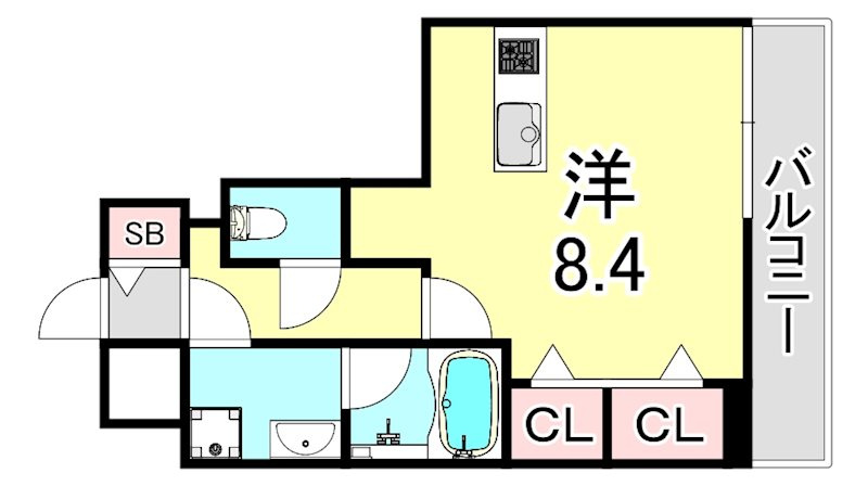 ブランTAT西宮江上町の間取り