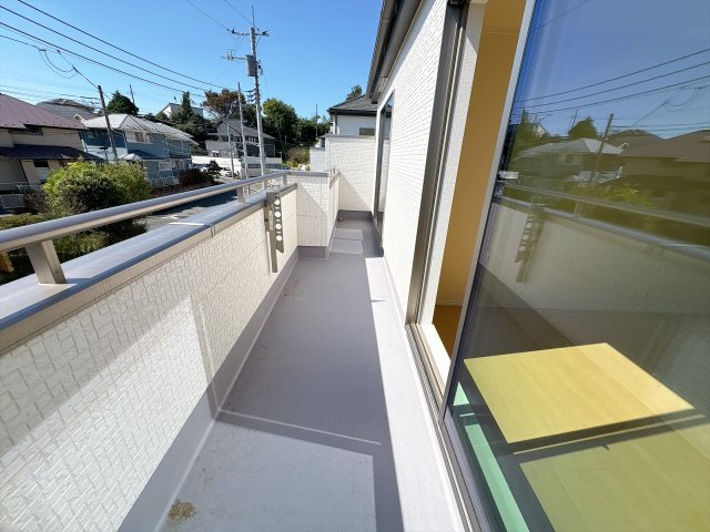 柏市大室新築戸建のバルコニー