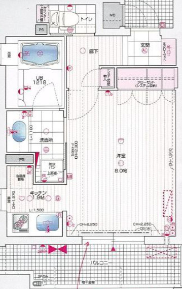 リーガル南船場Ⅱの間取り