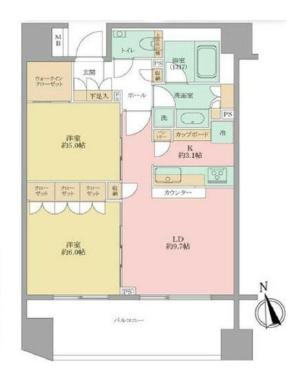 【間取り】 | クオリア恵比寿パークフロント