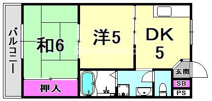 トリヴァンベール樋ノ口の間取り