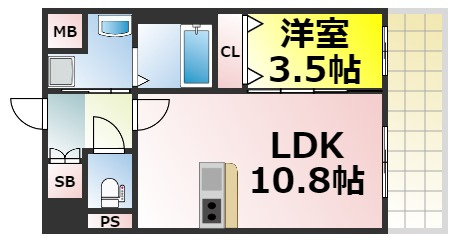 【間取り】 | エスリード難波THEFIRST 仲介手数料無料