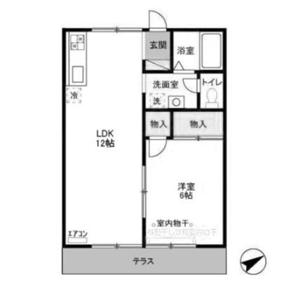 カサベルテ大日の間取り