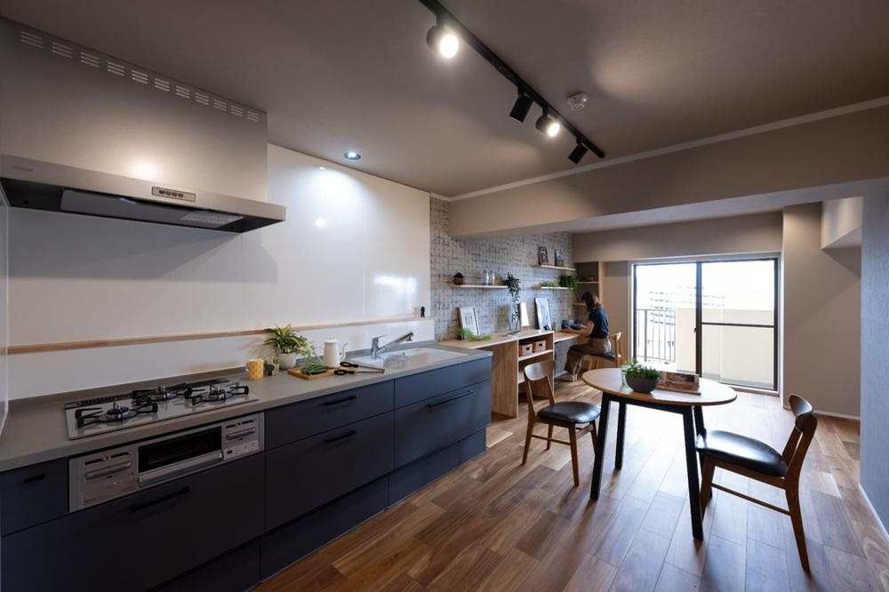 小山市中央町二丁目　中古マンション　メゾン・ド・小山　9階のキッチン