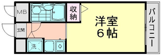 【間取り】 | サンパレスマキ前原