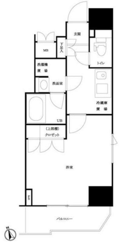 ルーブル新宿原町の間取り