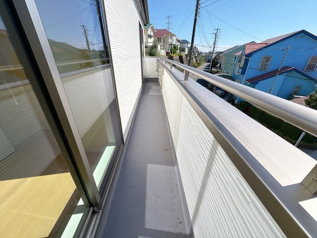 柏市大室のバルコニー