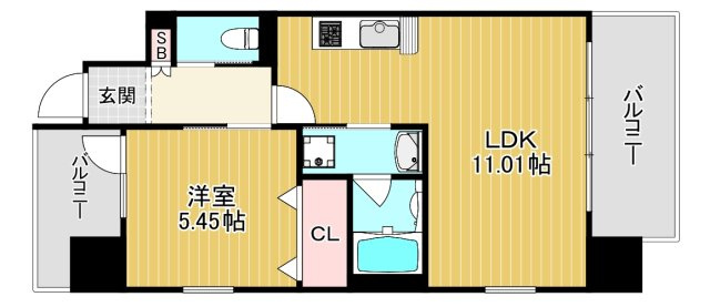 【間取り】 | プレジオ城東中央