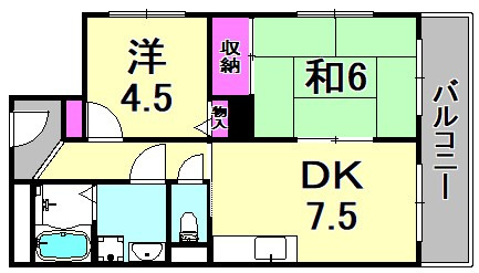 和田マンションの間取り