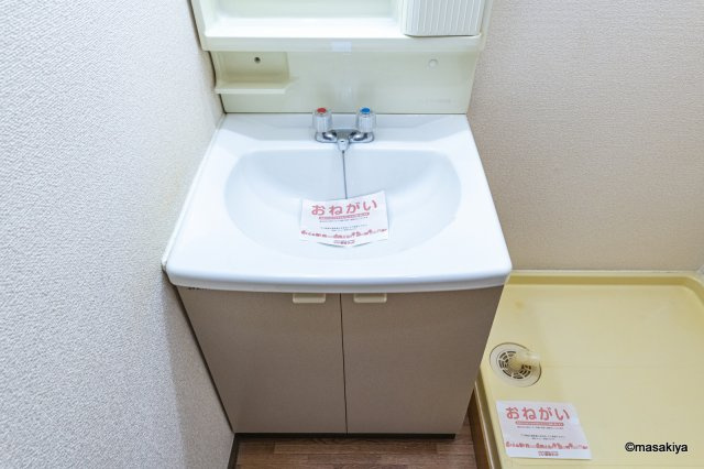 レジデンス西和田の洗面所