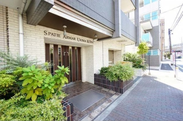板橋区舟渡２丁目の賃貸マンションのエントランス