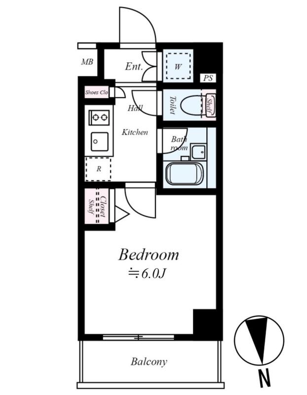 板橋区舟渡２丁目の賃貸マンションの間取り|間取り
