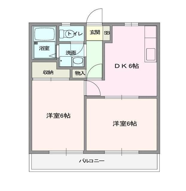 フォレストＡの間取り