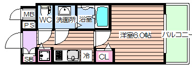 【間取り】 | プレサンス梅田北ザ・ライブ