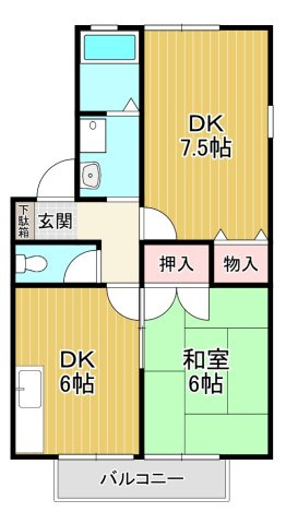 【間取り】 | ヴィラモンテＢ棟 | ヴィラモンテＢ棟