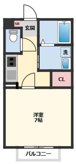 【間取り】 | レトアＶ－２９ | 間取り