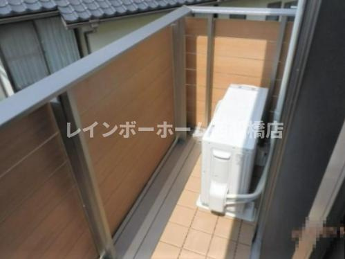 カーサユーアイのバルコニー