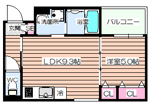 【間取り】 | セレニティ加島4丁目B棟